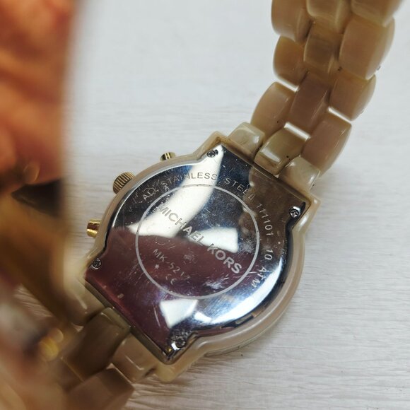 MICHAEL KORS Ladies Chronograph Women's Watch NEW BATTERY MK5217 - Picture 10 of 14